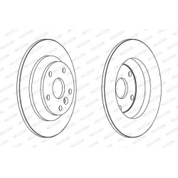 Stabdžių diskas (FERODO) DDF1616
