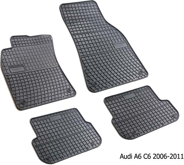 Guminiai kilimėliai AUDI A6 - C6 lift 2006-2011 /4pc, 0727