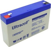 Ultracell 7Ah 6V VRLA akumuliatorius