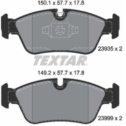 Stabdžių kaladėlės (TEXTAR) 2393581