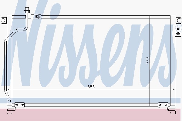 Kondensatorius, oro kondicionierius (NISSENS) 94501