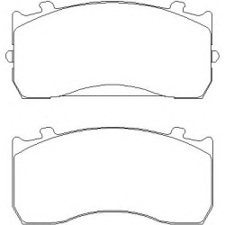 Stabdžių kaladėlės (DON) CVP035K