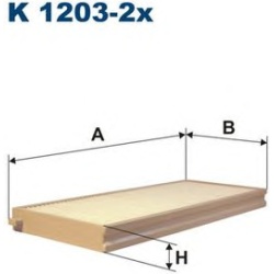 Filtras, salono oras (FILTRON) K1203-2X