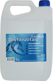 Distiliuotas vanduo (MIJUDA) DISTILLED WATER 5L