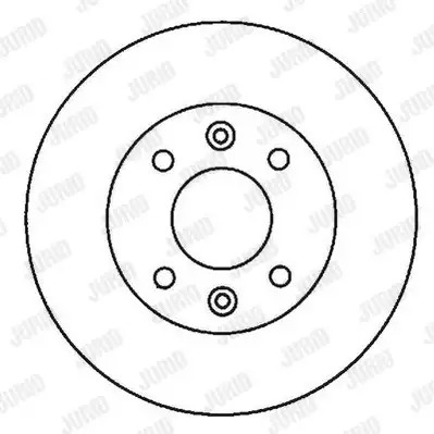 Stabdžių diskas (JURID) 561336JC