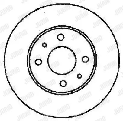 Stabdžių diskas (JURID) 561380JC