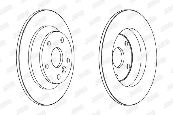 Stabdžių diskas (JURID) 562536JC
