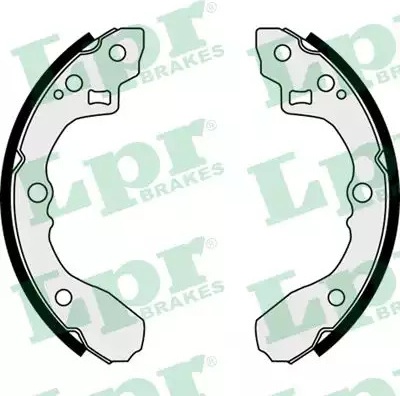 Stabdžių trinkelių komplektas (LPR) 08060