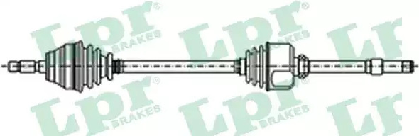 Pusašis - kardaninis velenas (LPR) DS21072