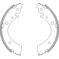 Stabdžių trinkelių komplektas (REMSA) 4367 00