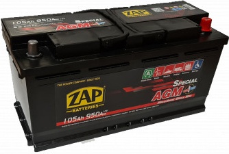 ZAP 105 Ah AGM akumuliatorius