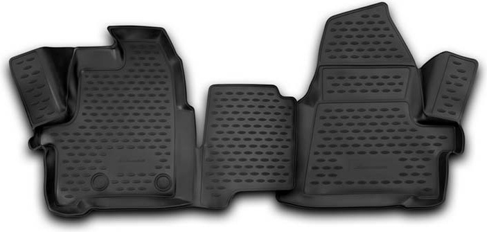 Guminiai kilimėliai 3D FORD Transit (1+2 seats) 2014-2015, 2pcs. /L19032
