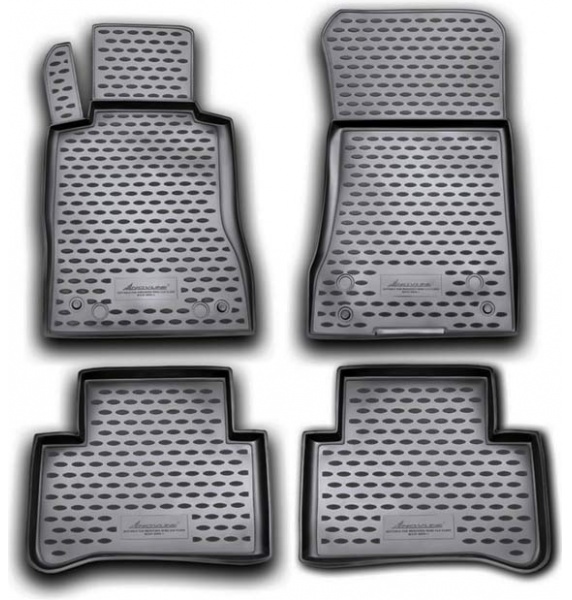 Guminiai kilimėliai 3D MERCEDES-BENZ CLS-Class W219 2004-2010, 4 pcs. /L46040