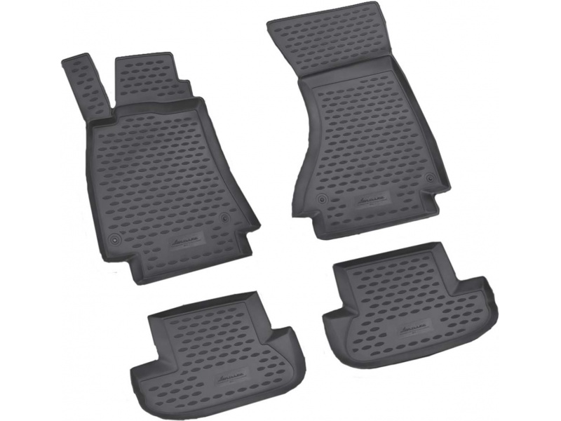 Guminiai kilimėliai 3D AUDI A5 2007-2011, 4 pcs. /L03005G /gray