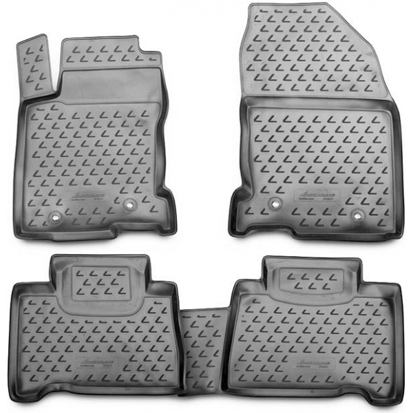 Guminiai kilimėliai 3D LEXUS NX 2014->, 4 pcs. /L41003G /gray
