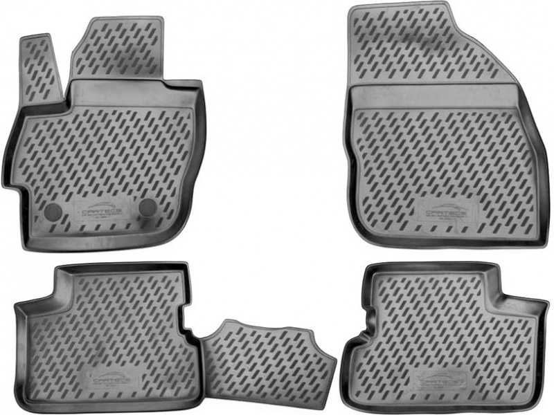 Guminiai kilimėliai 3D MAZDA 3 2009-2013, 4 pcs. /L45006G /gray