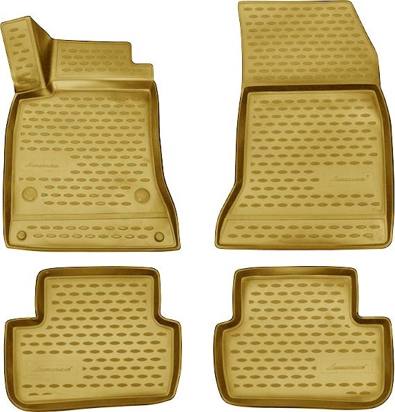 Kilimėliai 3D MERCEDES-BENZ A-Class W176 2012-> 4 pcs. beige /L46041B