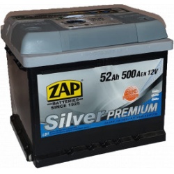 ZAP 52 Ah Silver Premium akumuliatorius