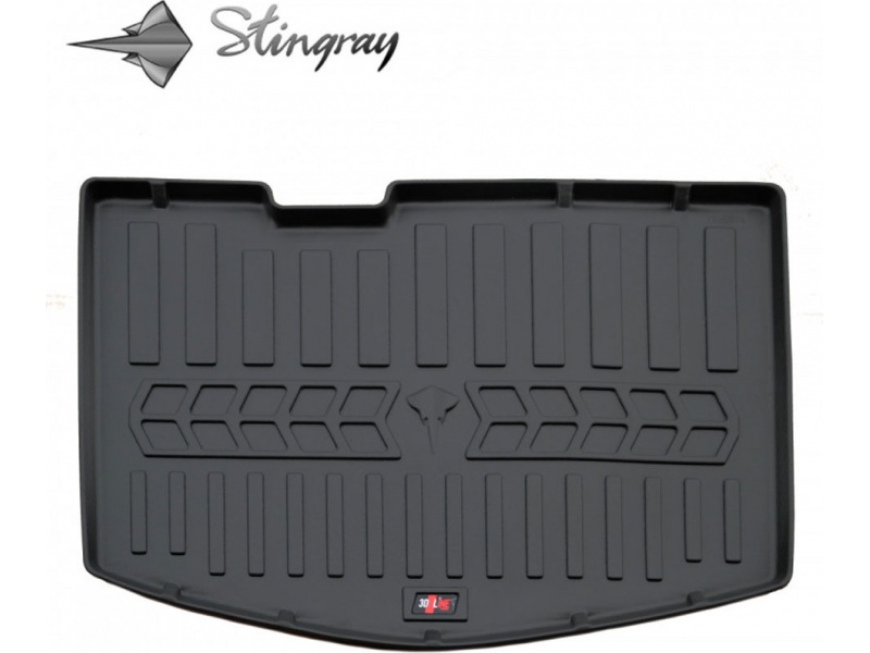 Guminis bagažinės kilimėlis OPEL Ampera-E 2016-> (lower trunk) black /6002021