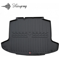 Guminis bagažinės kilimėlis SEAT Toledo IV 2012-2019 (liftback) black /6020111