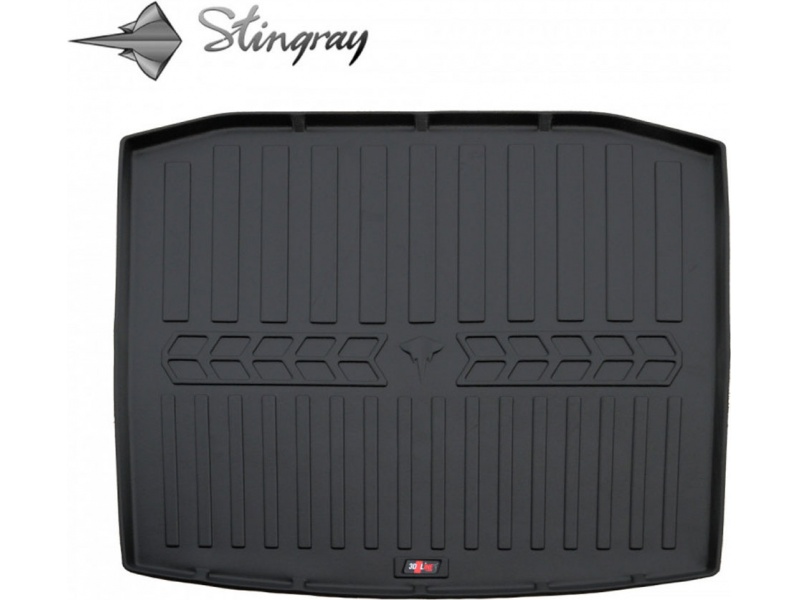 Guminis bagažinės kilimėlis SKODA Octavia IV A8 2020-> (universal) black /6020091