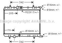 Radiatorius Citr/Peug 206 1.4i-2.0HDI 02> (AVA QUALITY COOLING) PE2300