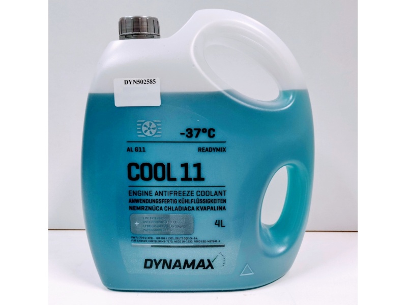 Antifrizas DYNAMAX COOL ULTRA G11 -37 C 4l (žalias)