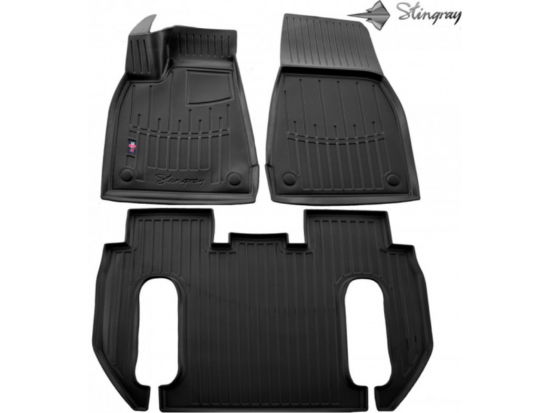 Kilimėliai 3D TESLA Model X 6 seats 2015->, 4 pc. black /5050033