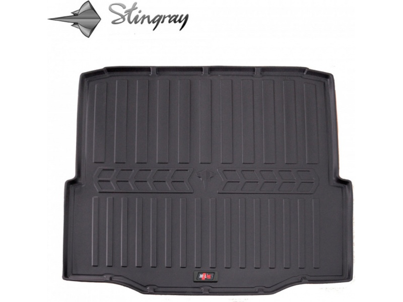 Guminis bagažinės kilimėlis SKODA Superb 3T 2008-2015 (liftback) black /6020171