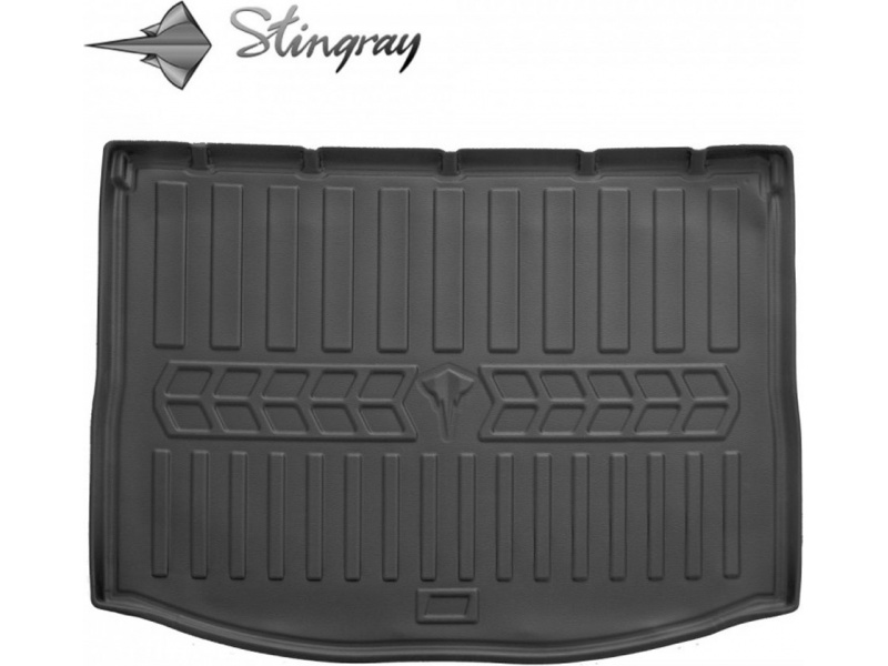 Guminis bagažinės kilimėlis SUZUKI SX4 II 2013-2021 (upper trunk) black /6021011