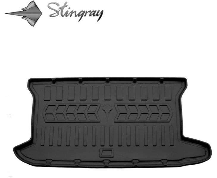 Guminis bagažinės kilimėlis TOYOTA Yaris II XP9 2006-2011 (hatchback) black /6022161