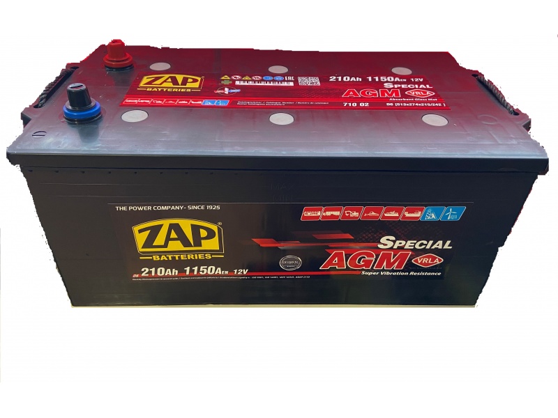 ZAP 210 Ah AGM akumuliatorius