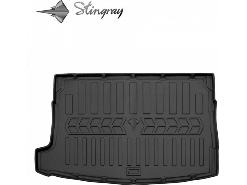 Guminis bagažinės kilimėlis VOLKSWAGEN e-Golf 2014-2020 (hatchback) black /6024421