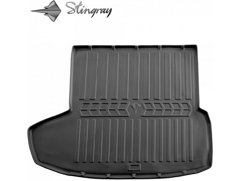Guminis bagažinės kilimėlis TESLA Model S Plaid 2021-> (rear boot) black /6050111