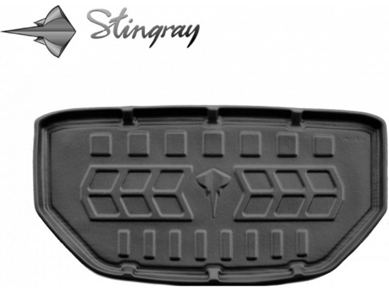 Guminis bagažinės kilimėlis TESLA Model X Plaid 2022-> (front boot) black /6050121