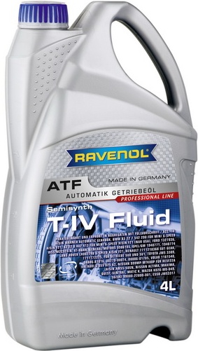 Alyva automatinei pavarų dėžei RAV ATF T-IV FLUID 4L (RAVENOL) RAV ATF T-IV FLUID 4L