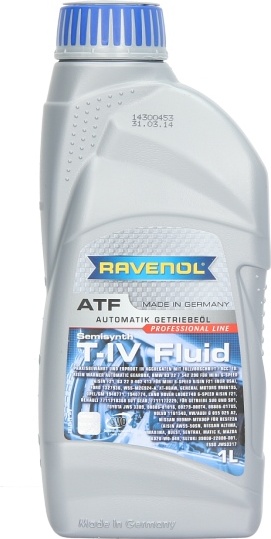 Alyva automatinei pavarų dėžei RAV ATF T-IV FLUID 1L (RAVENOL) RAV ATF T-IV FLUID 1L