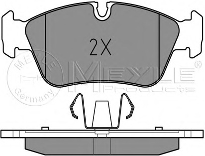 Stabdžių kaladėlės (MEYLE) 025 239 3517