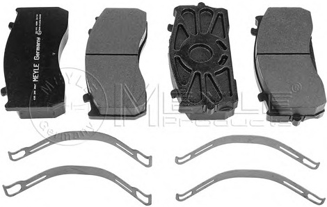 Stabdžių kaladėlės (MEYLE) 025 290 4827