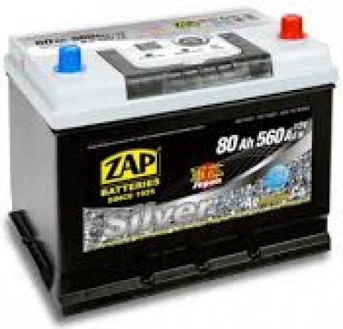 ZAP 80 Ah Jap (+ -) Silver akumuliatorius