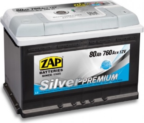 ZAP 80 Ah Silver Premium akumuliatorius