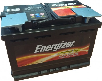 Energizer 70 Ah Premium AGM akumuliatorius