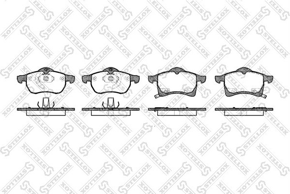 Stabdžių kaladėlės (STELLOX) 694 002B-SX