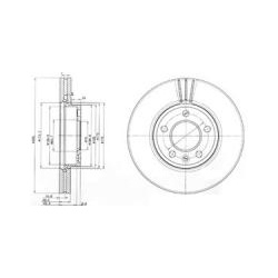Stabdžių diskas VW Transporter (16