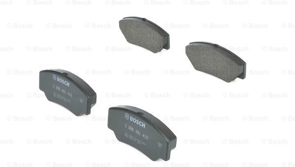Stabdžių trinkelių rinkinys, diskinis stabdys (BOSCH) 0 986 491 410