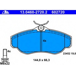 Trinkelės stabdžių diskinės (ATE) 13.0460-2720.2