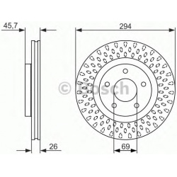 Stabdžių diskas (BOSCH) 0986479751