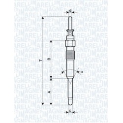 Kaitinimo žvakė (MAGNETI MARELLI) 062900023304