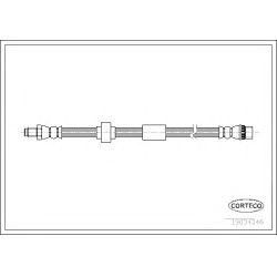 Stabdžių žarnelė (CORTECO) 19034346