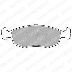 Stabdžių kaladėlės (DELPHI) LP1549